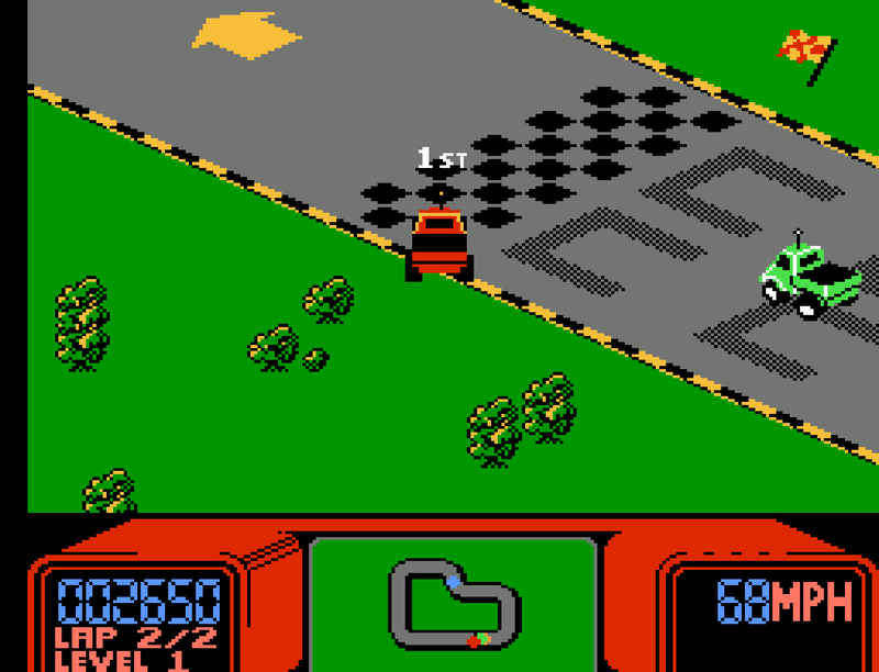 RC Pro-Am NES Screenshot 2