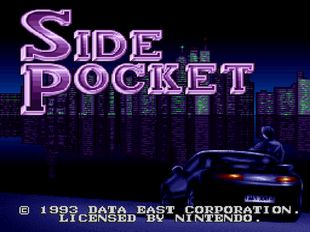 Side Pocket (SNES) Screenshot 1