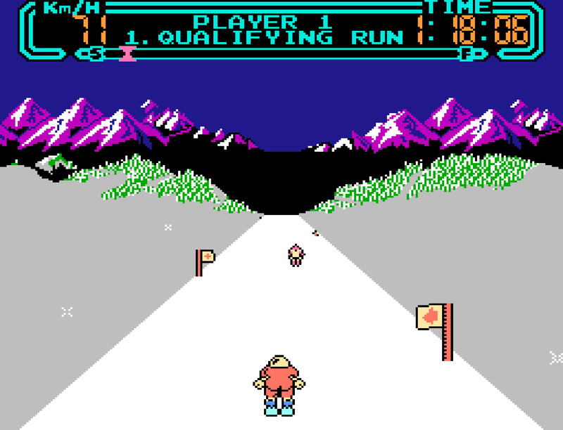 Slalom (NES) Screenshot 2