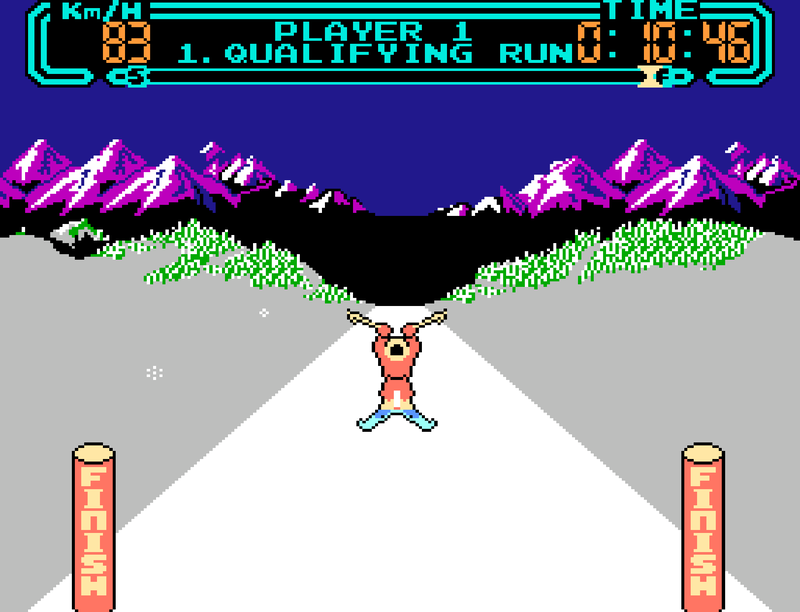 Slalom (NES) Screenshot 4