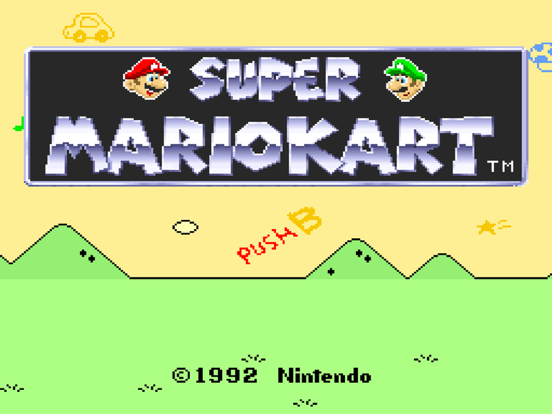 Super Mario Kart Screenshot 1
