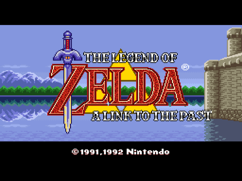 The Legend Of Zelda A Link To The Past Screen Shot 1