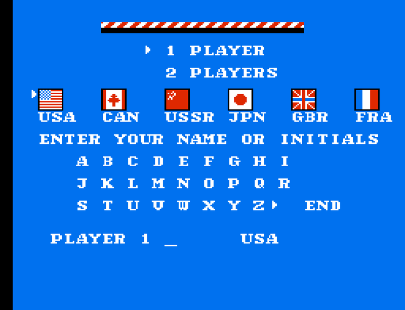 Winter Games (NES) Screenshot 5