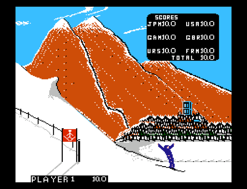 Winter Games (NES) Screenshot 6